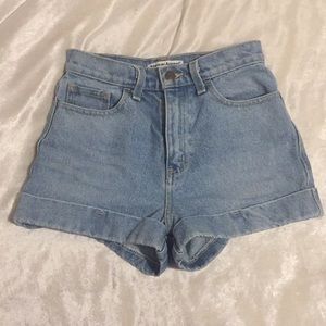 AA Blue Denim Shorts